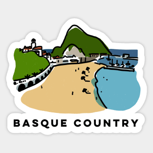 Basque Country village - Euskadi Sticker